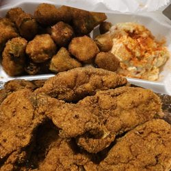 Southwind Fish - Southwind Fish gave me plenty of catfish and okra.