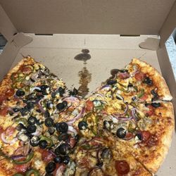 Flippin' Pizza - The 18" Hand Tossed Bronx Pie + hot honey drizzle