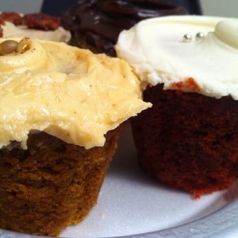 Baked & Wired - Pumpkin Spice (left) and Red Velvet (right) - Bakeries Near Me - Washington, DC, District of Columbia