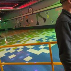 Retro Skate Rink - Part of the skating rink area.