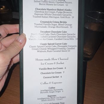 The Arthur J - Menu - Steakhouses Near Me - Manhattan Beach, California