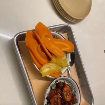 Rina - 3 Mezze Moroccan Carrots Mixed Pickles Cauliflower - Middle Eastern Near Me - Atlanta, Georgia