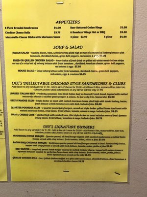 Menu photo 3 Dee's Diner Owensboro, KY