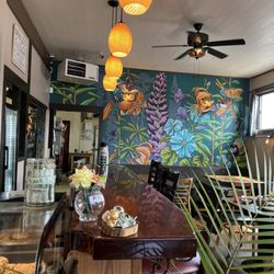 Wildflower Cafe & Bakery - Stellar ambiance. Love the mural.