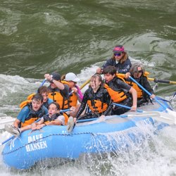 Dave Hansen Whitewater Trips - "Riding the bull"