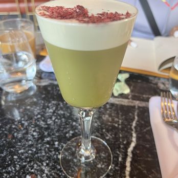 Le Passé Composé - Green Spoon matcha cocktail - Breakfast & Brunch Near Me - Montreal, Quebec Le Passé Composé - Green Spoon matcha cocktail - Breakfast & Brunch Near Me - Montreal, Quebec