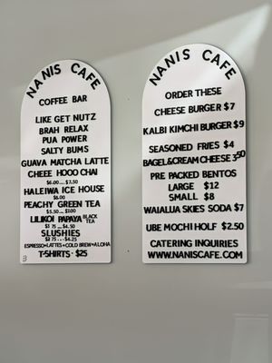 Menu photo 3 Nani’s Cafe Waialua, HI Menu photo 3 Nani’s Cafe Waialua, HI
