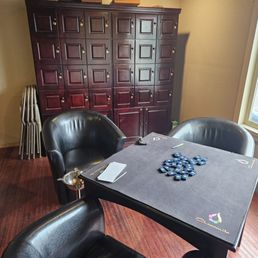 Game tables are available as well.