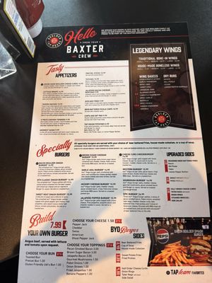 Menu photo 1 Boulder Tap House Baxter, MN Menu photo 1 Boulder Tap House Baxter, MN