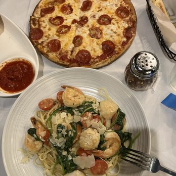Blue Lagoon Maryland - 10 inch pepperoni pizza and shrimp and scallop linguini- so good!! - Seafood Near Me - Reisterstown, Maryland Blue Lagoon Maryland - 10 inch pepperoni pizza and shrimp and scallop linguini- so good!! - Seafood Near Me - Reisterstown, Maryland