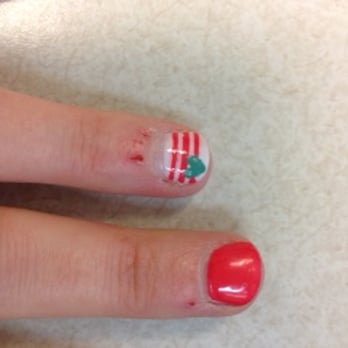 Vogue Nail Spa - Cute nails, but cuticles destroyed - Nail Salons Near Me - Indianapolis, Indiana