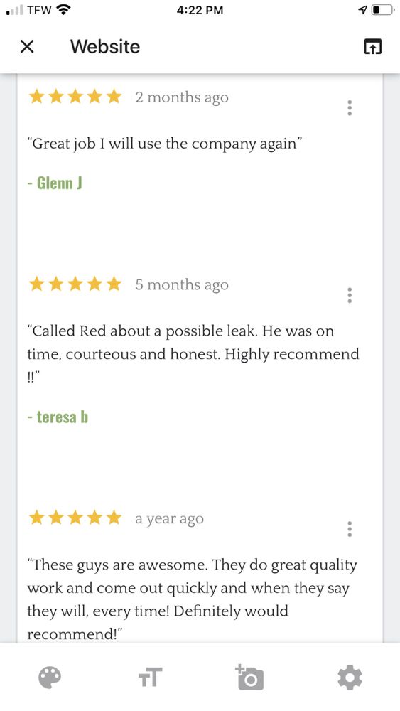 Slide of Red's Roofing & Construction