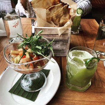 Leña Brava - Seafood cocktail & Verdita (drink) - Seafood Near Me - Chicago, Illinois