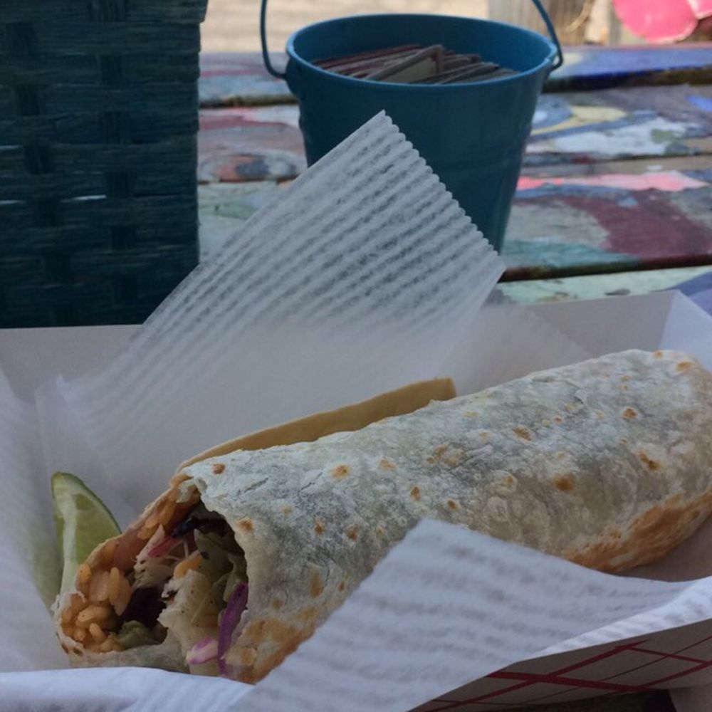 The Beach House - Veggie burrito with cactus!! Sooo flavorful! :) - Mexican Near Me - Phoenix, Arizona