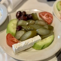 Alborz Restaurant - Mediterranean Pickles $9.50 (well, you see what you get).