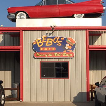 Bebo's Cafe - Look for the car on the roof and just pull on in for some great food! - Diners Near Me - Pilot Point, Texas