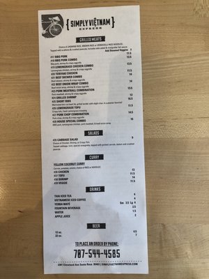 Menu photo 7 Simply Vietnam Express Santa Rosa, CA