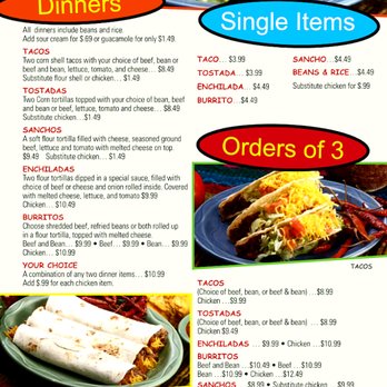 Rudy's Tacos - Second page of our menu - Mexican Near Me - Aledo, Illinois Rudy's Tacos - Second page of our menu - Mexican Near Me - Aledo, Illinois