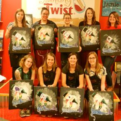Painting with a Twist - Bachelorette Parties