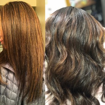Belle salon - Hair looked like horse hair before and now it looks soooo fabulous! - Hair Salons Near Me - Corona, California