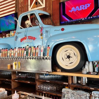 Barn Town Brewing - a blue truck with a beer tap - Breweries Near Me - West Des Moines, Iowa Barn Town Brewing - a blue truck with a beer tap - Breweries Near Me - West Des Moines, Iowa