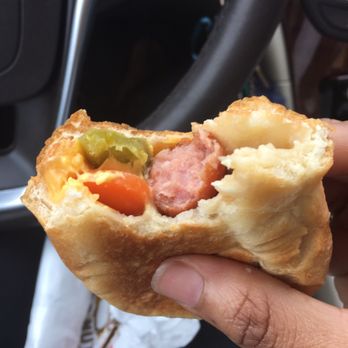 Shipley Do-Nuts - #lostcarrot found in my sausage jalapeño kolache . - Donuts Near Me - Austin, Texas