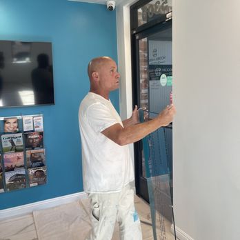 Brian Hall Painting - Brian goes the extra mile re-hanging art work. - Painters Near Me Brian Hall Painting - Brian goes the extra mile re-hanging art work. - Painters Near Me