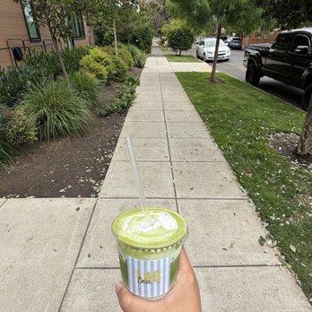 Tealab - Iced Matcha with Banana Foam - Tea Rooms Near Me - Portland, Oregon Tealab - Iced Matcha with Banana Foam - Tea Rooms Near Me - Portland, Oregon