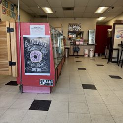 Fresh Donuts - Walking into donut store
