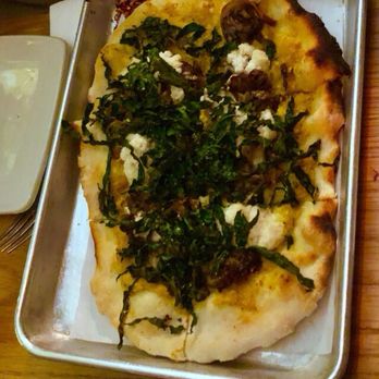Double Zero - White pizza. If you like macadamia nut, you'll like this one. Topped with corn, garlic, macadamia ricotta, mushroom, kale. - Pizza Near Me - New York, New York Double Zero - White pizza. If you like macadamia nut, you'll like this one. Topped with corn, garlic, macadamia ricotta, mushroom, kale. - Pizza Near Me - New York, New York