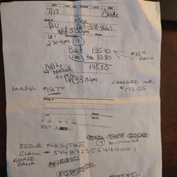 Douglas Floral & Gifts - check was wrote for invoice amount. $145.80 unfortunately, check was returned. I contacted Mark, final bill $193.55. RIPMOM .DISHOHEST MARK!