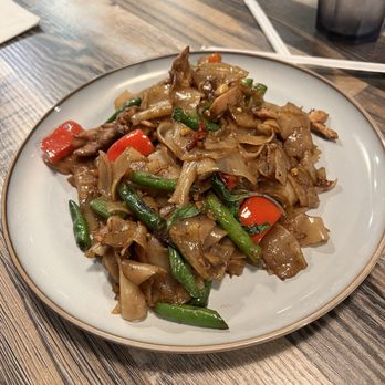 Thai Station - Drunken noodle. Note, you do not have to be drunk to enjoy this. It's delicious - Thai Near Me - Fountain Valley, California Thai Station - Drunken noodle. Note, you do not have to be drunk to enjoy this. It's delicious - Thai Near Me - Fountain Valley, California