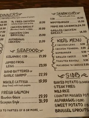 Menu photo 2 Popeye's Chop House Breese, IL