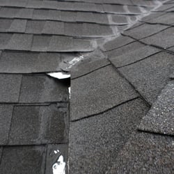 Gate House Watch & Inspection Service - Poor construction methods and leaks on roof valley
