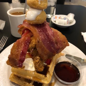 Maple Leaf Diner - Chicken and waffle and Chicken, Bacon and Waffles - American Near Me - Dallas, Texas Maple Leaf Diner - Chicken and waffle and Chicken, Bacon and Waffles - American Near Me - Dallas, Texas