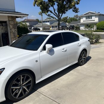 G5 Tint Shop - 2019 Lexus GS350 F Sport 30% Stratos - Home Window Tinting Near Me - Pasadena, California