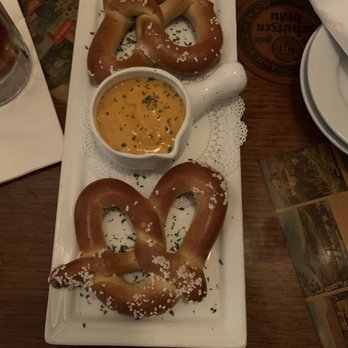 Schnitzel Kitchen - Beer cheese dip and pretzels - German Near Me - Sarasota, Florida