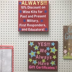 Once Upon A Vine - Military, first responders, and educator discounts.