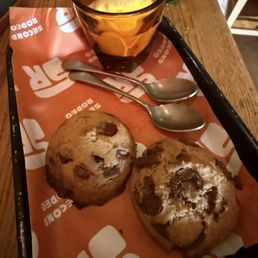 Cookies and ice cream dessert Cookies and ice cream dessert
