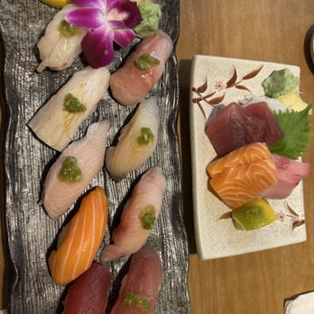 Mioki Sushi - Chefs choice nigiri and small sashimi plate - Sushi Bars Near Me - Fremont, California