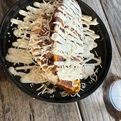 Savores Grill House - the sweet pancake stuffed with cheese and beef