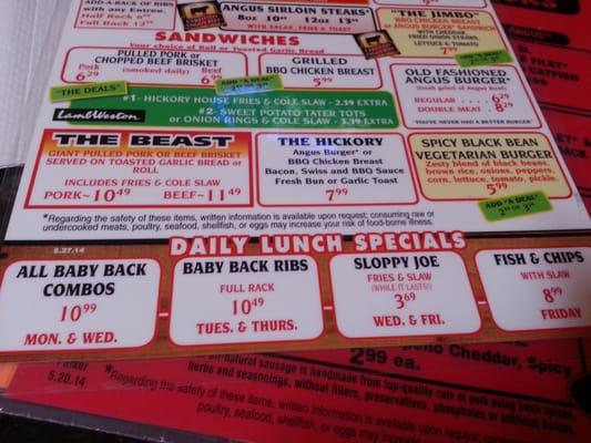 Menu photo 6 Hickory House Ribs & Steaks Parker, CO Menu photo 6 Hickory House Ribs & Steaks Parker, CO