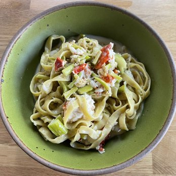 The Admiral - Fettuccine with lobster and cauliflower - New American Near Me - Asheville, North Carolina The Admiral - Fettuccine with lobster and cauliflower - New American Near Me - Asheville, North Carolina