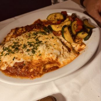 Strawberry Lodge - "Chicken pizza" with pasta replaced with vegetables. - Italian Near Me - Strawberry, Arizona Strawberry Lodge - "Chicken pizza" with pasta replaced with vegetables. - Italian Near Me - Strawberry, Arizona