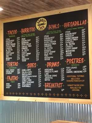 Menu photo 6 Bandit Taco Leesburg, VA Menu photo 6 Bandit Taco Leesburg, VA