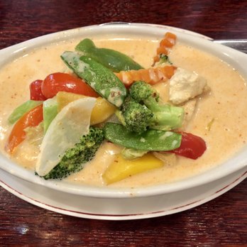 Thai Boo Cuisine - Mango Tofu Veggie Curry - Thai Near Me - Norwood, Massachusetts Thai Boo Cuisine - Mango Tofu Veggie Curry - Thai Near Me - Norwood, Massachusetts