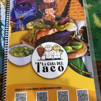 La Casa Del Taco - Menu - Tacos Near Me - Naples, Florida
