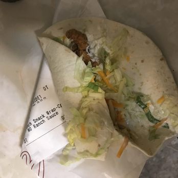 McDonald's - Chicken snack wrap w/ "no ranch" - Fast Food Near Me - Lafayette, New York