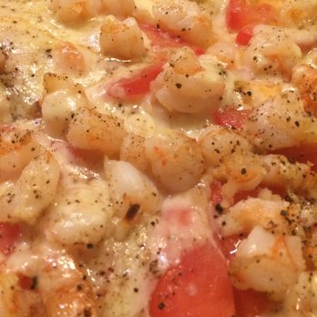 The UC Theatre - Special of the day shrimp pizza with a garlic white cream sauce - Music Venues Near Me - Berkeley, California The UC Theatre - Special of the day shrimp pizza with a garlic white cream sauce - Music Venues Near Me - Berkeley, California