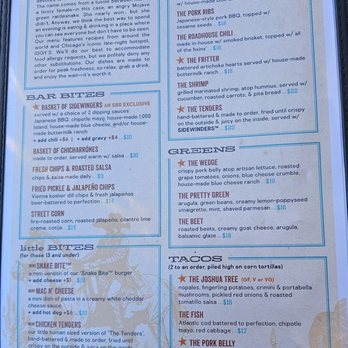 SBR 29 - Menu - Burgers Near Me - Twentynine Palms, California SBR 29 - Menu - Burgers Near Me - Twentynine Palms, California